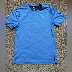 Men's Russell Dri-Fit Tee; Blue; Size S (34/36)